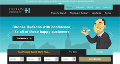 Desktop Screenshot of hudson-property.co.uk